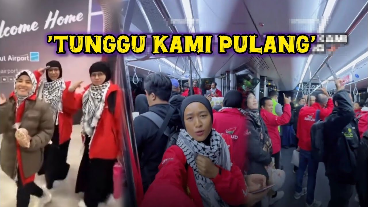 AKTIVIS GSF BAKAL TIBA DI MALAYSIA MALAM INI,TETAP BERSEMANGAT NYANYI LAGU 'INILAH BARISAN KITA'