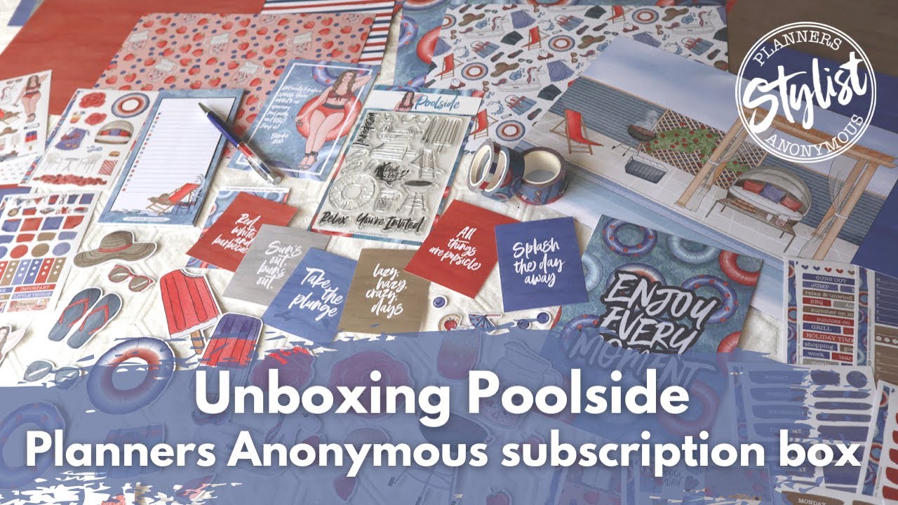 Unboxing Poolside by Planners Anonymous | April 2021