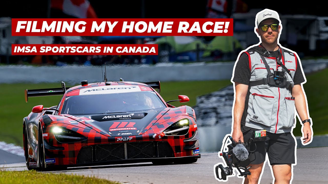 Filming race cars at Canada's BEST Motorsport Event!