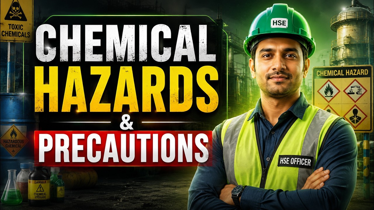 Chemical Hazards and Precautions in Hindi | Chemical Safety | Hazards & Precautions of Chemical