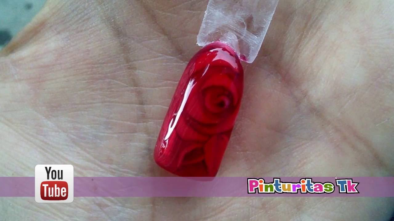 Como hacer un rosa en 3D con efecto vitral