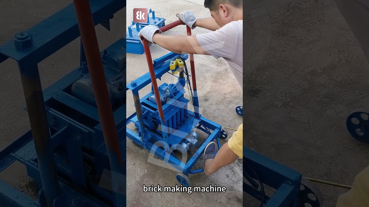 🏗️ Small Mobile Brick Making Machine