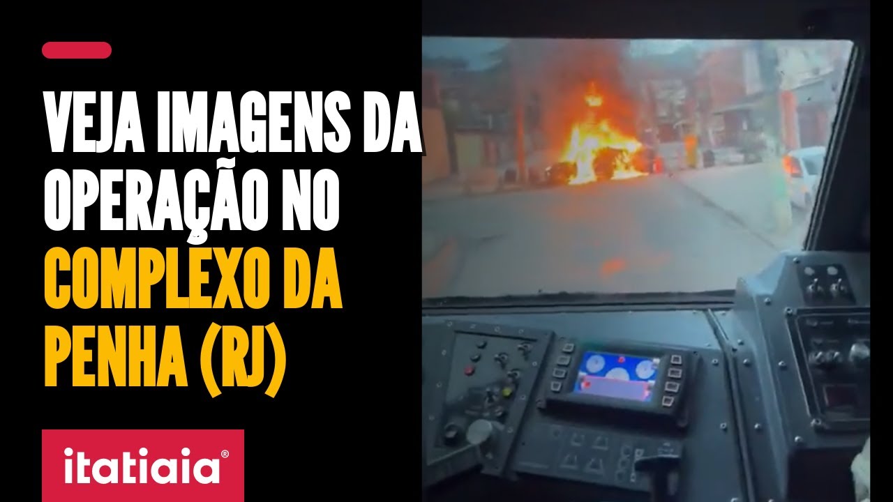 COMPLEXO DA PENHA (RJ) RECEBE OPERAÇÃO POLICIAL NA MANHÃ DESTA SEGUNDA-FEIRA