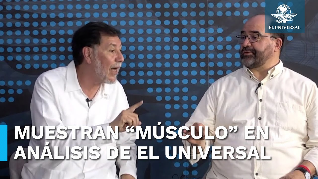 Noroña y Álvarez Icaza se dan “agarrón” en mesa de análisis de EL UNIVERSAL tras primer debate