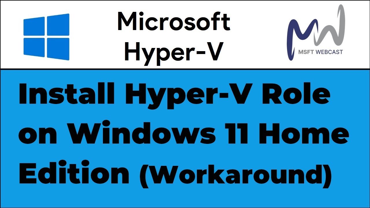 56. How to Install Hyper-V on Windows 11 Home Edition | Step-by-Step Workaround Tutorial (2025)