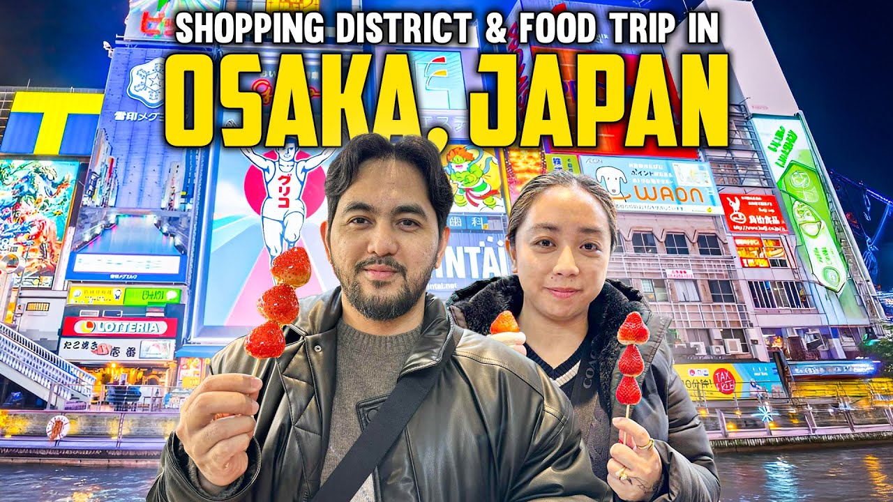 Osaka Vlog | Japan’s Ultimate Food Trip Experience in Shinsaibashi 😋🇯🇵