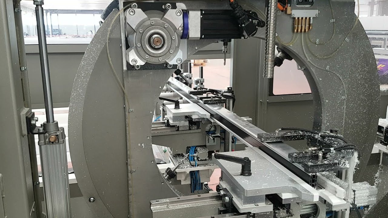 The new Mecal MC 316 aluminium fabrication centre.