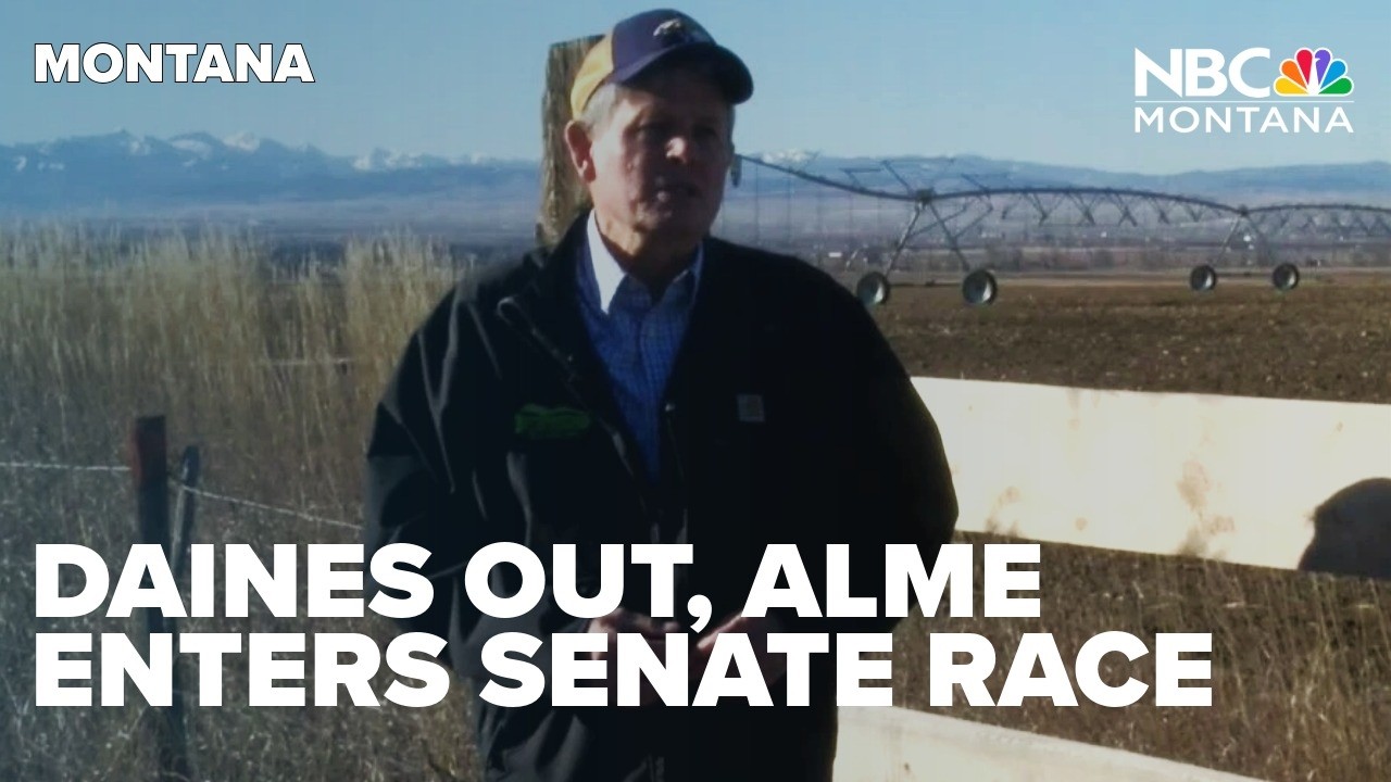 U.S. Senate: Daines steps aside, Alme steps in as crowded field takes shape