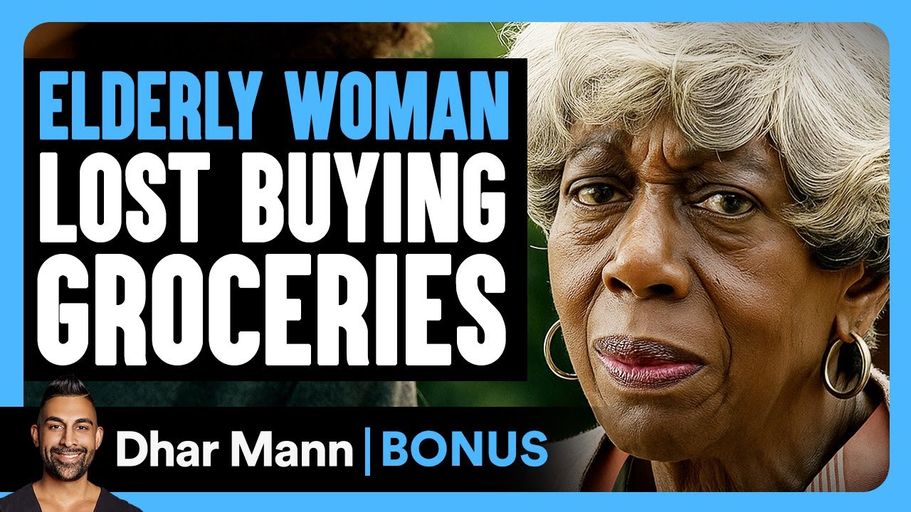 ELDERLY WOMAN LOST Buying Groceries | Dhar Mann Bonus!