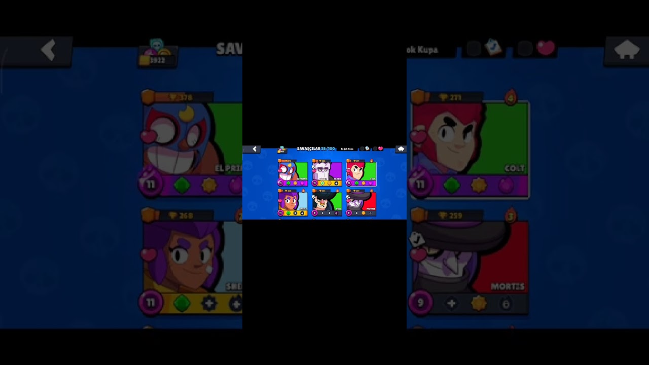 Tüm karakterleri bronz yapıyom(bölüm2) #brawlstars 