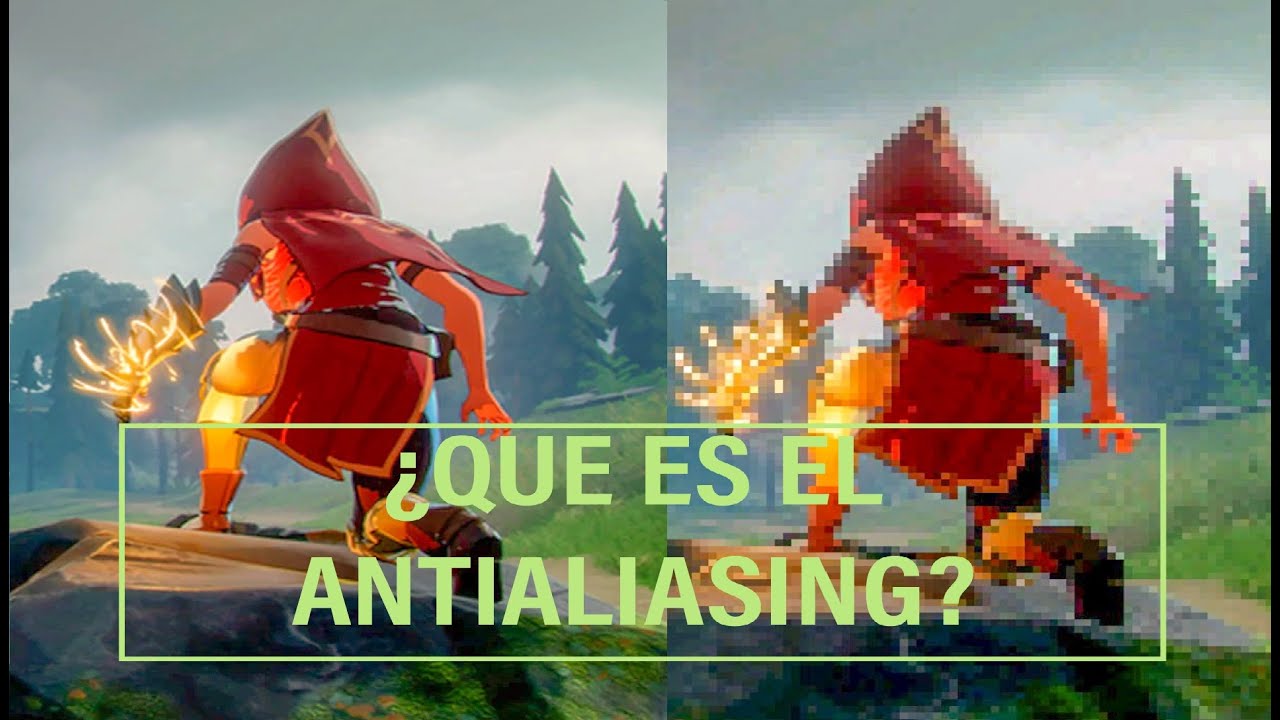 &iquest;QUE ES Y PARA QUE SIRVE EL ANTIALIASING?//EN DOS MINUTOS