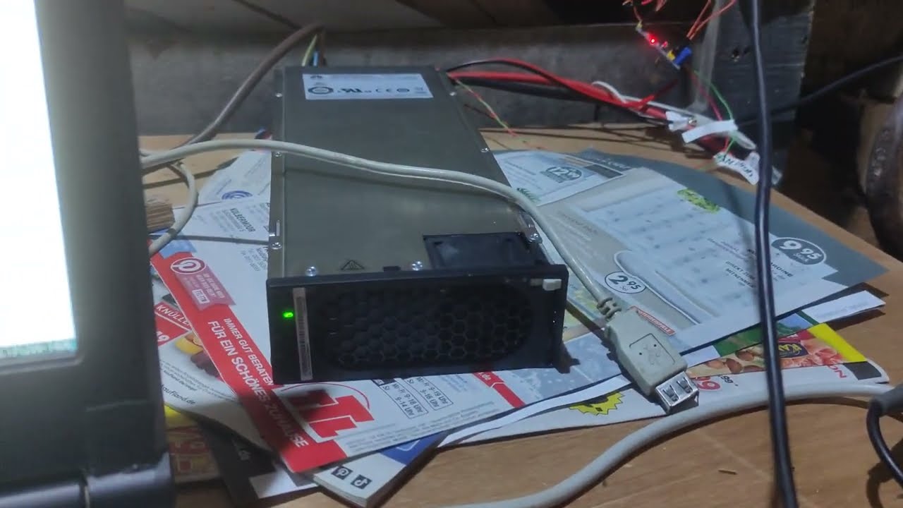 Huawei R4850G2 Rectifier Modul - Funktionstest an alpha Esp8266 Controller