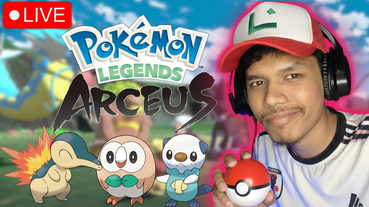 LIVE*- Trying to Catch em all in Pokemon Legends : Arceus |