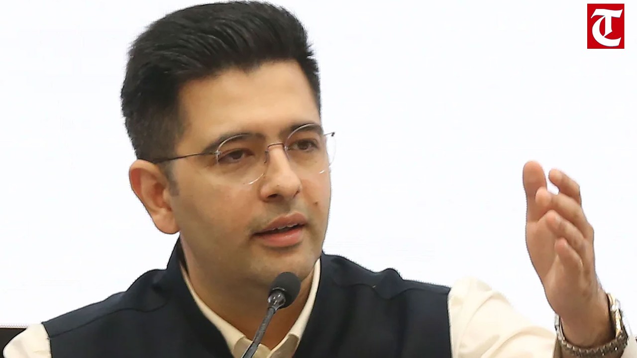 LIVE: BJP leader & Rajya Sabha MP Raghav Chadha briefs press after Meeting with President Murmu |AAP