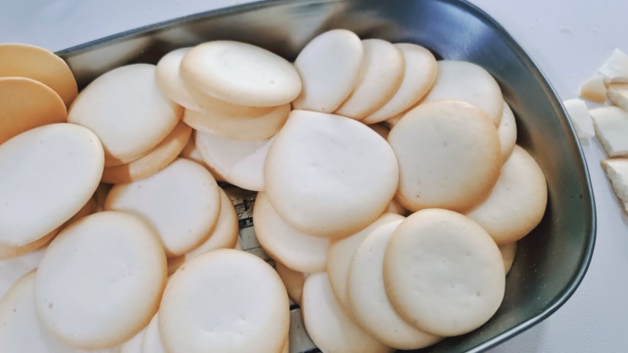 생쌀로 우유쌀과자 만들기 정말 바삭하고 만들기 쉬워요 Making milk rice cookies with raw rice. crispy and easy to make