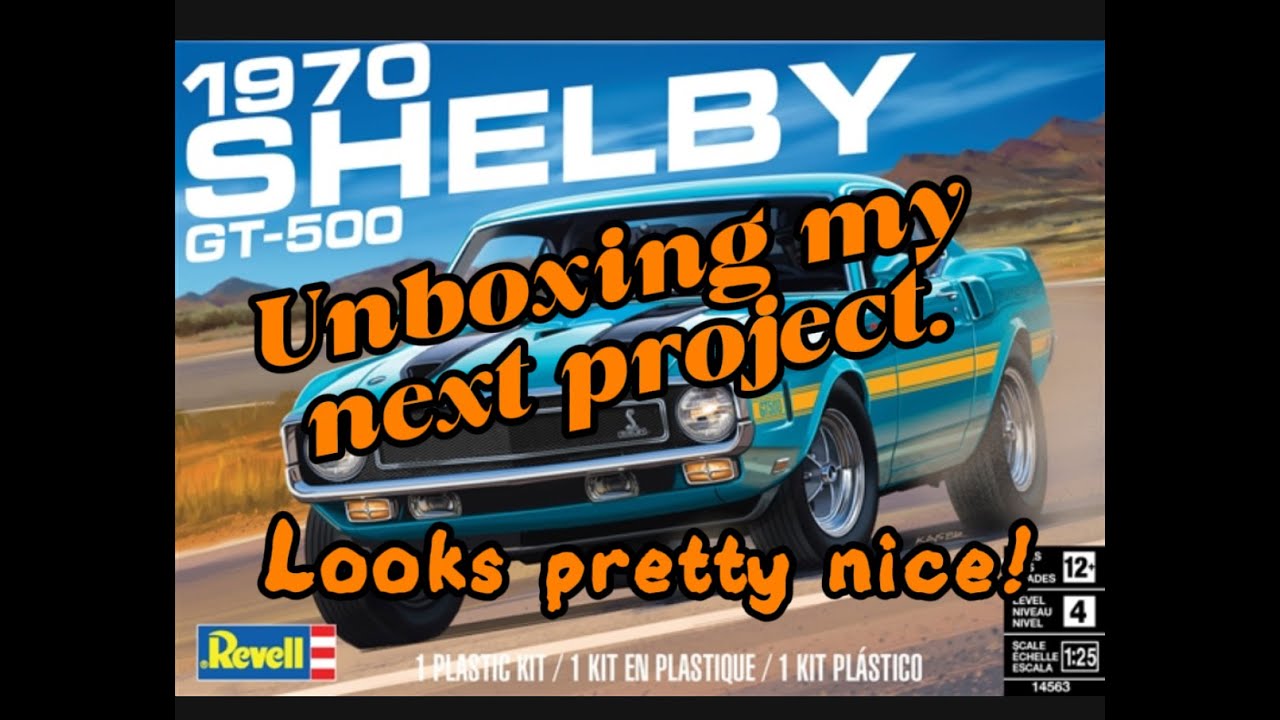 Перейдём к моему следующему проекту — Revell Shelby GT500 1970 года. Выглядит отлично!