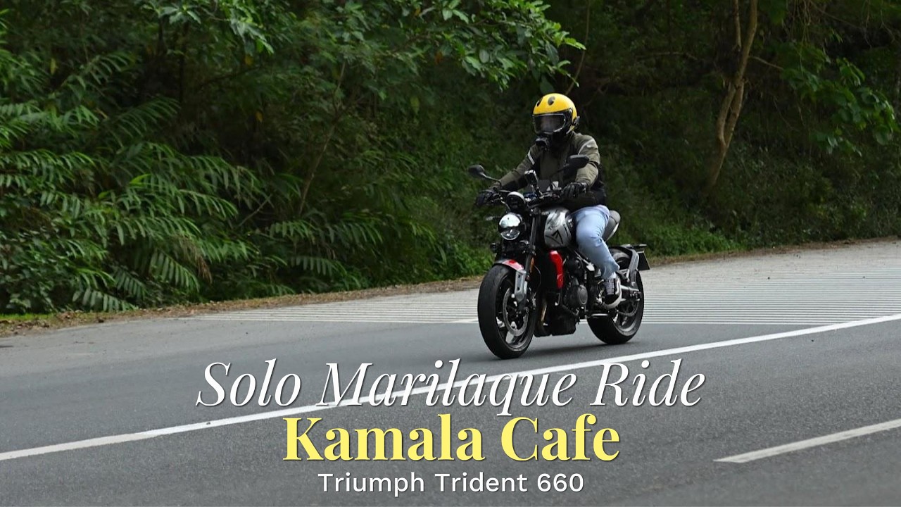 Solo Marilaque Ride going to Kamala Cafe | Triumph Trident 660 | DJI Action 5 Pro & Osmo 360