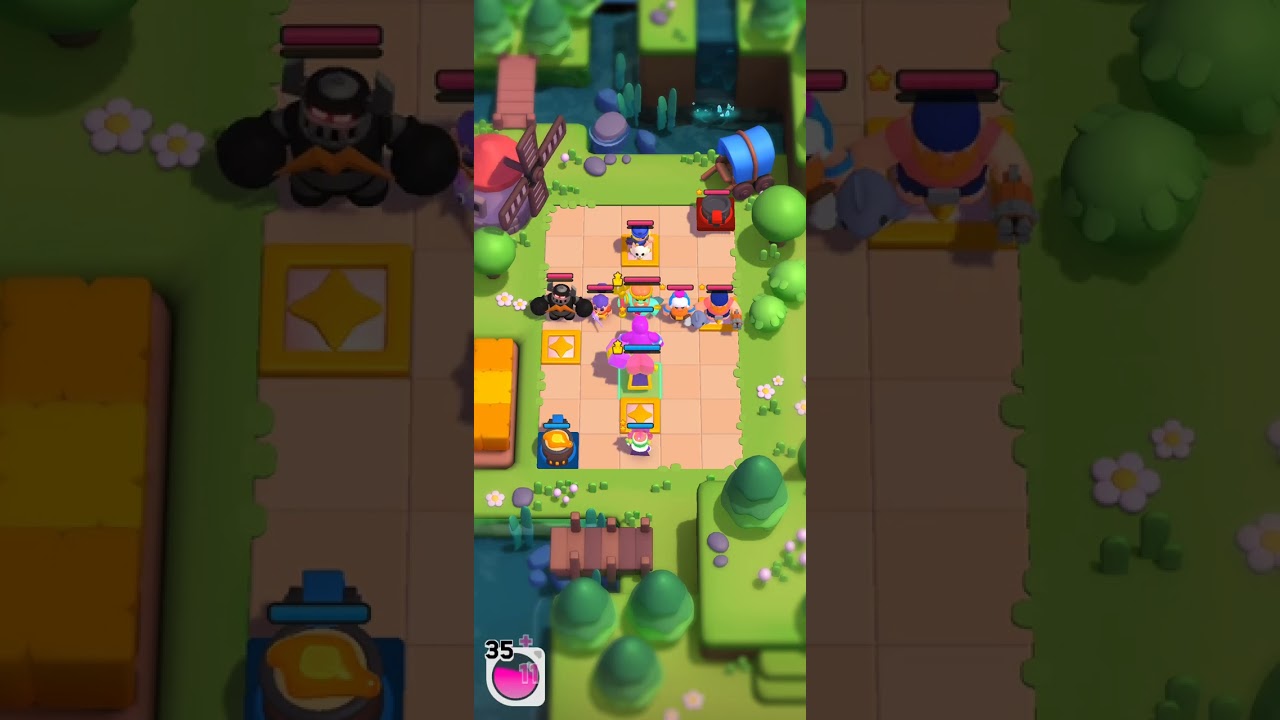 Clash Mini reborn (Pink Fury vs Wave Master)