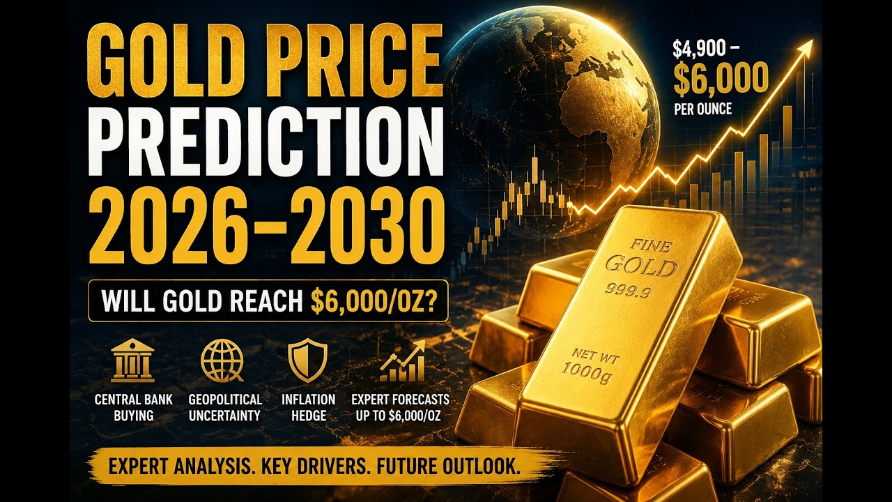 Gold Price Prediction 2026&ndash;2030: Why Experts Say Gold Could Reach $6,000/Oz
