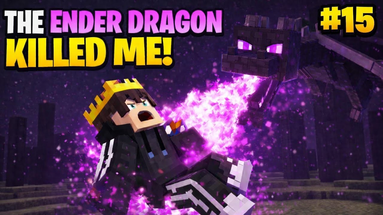 Last second Ender Dragon Kill Me 😭😭