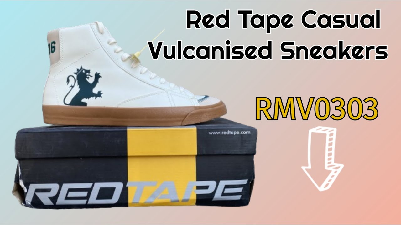 Red Tape Casual Vulcanised Sneakers for Men | Soft Cushioned Insole, Slip-Resistance | RMV0303