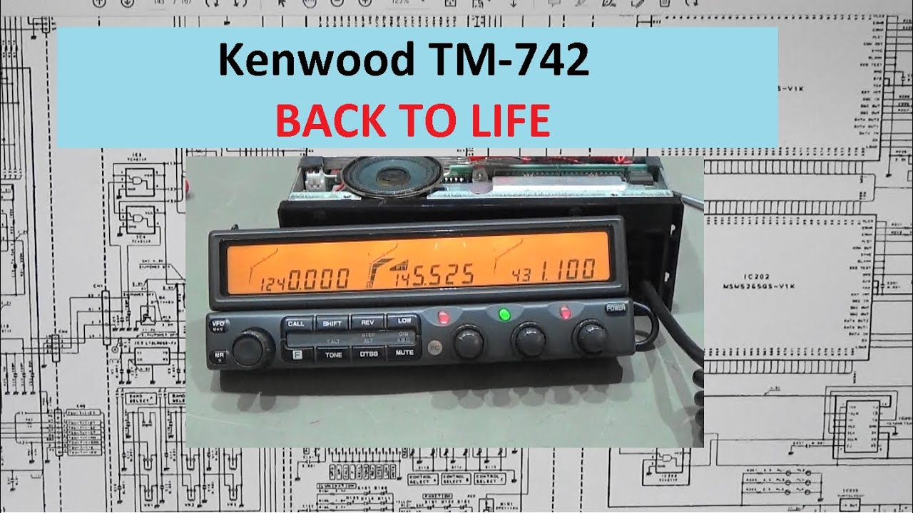 #251 Kenwood TM-742 saved from suffering ageing