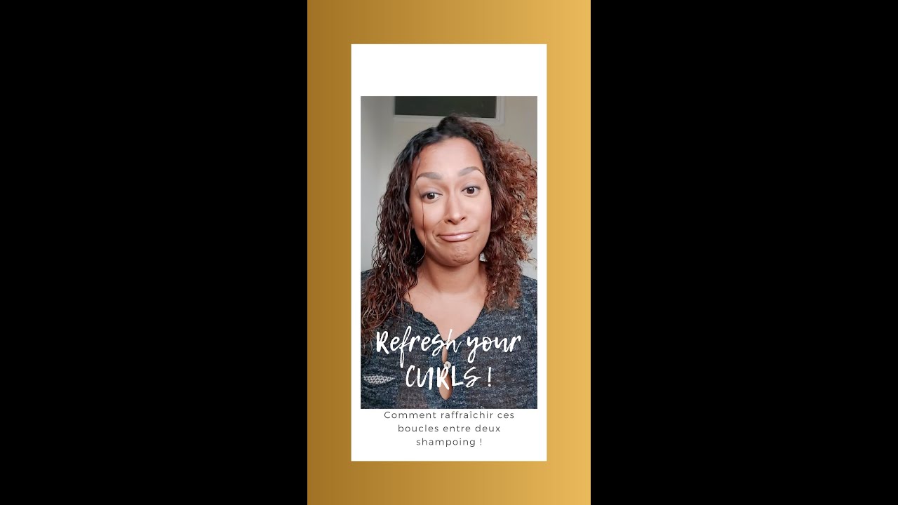 Rafraichir ses boucles en quelques minutes! How to refresh your curls in few minutes!