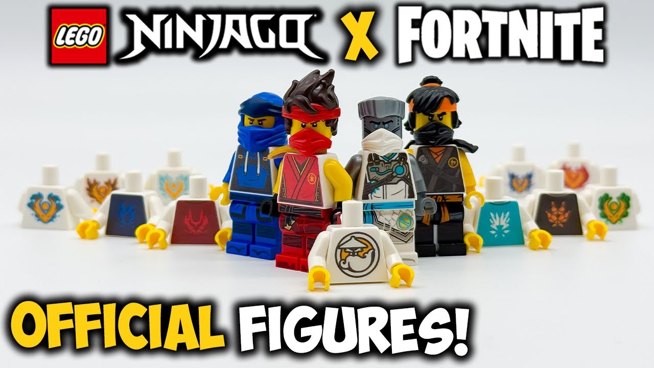 I got the OFFICIAL Ninjago x Fortnite Minifigures! + More Exclusive Ninjago Parts (Minifig Factory)