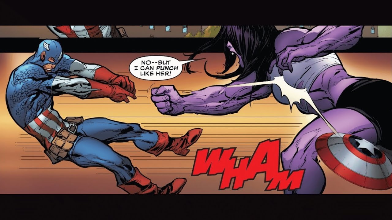 Captain America Takes on She Hulk's POWERFUL Mimic