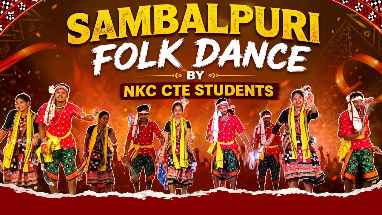 Sambalpuri Folk Dance by the Students of NKC CTE Angul | Youth Fest Angul 2025