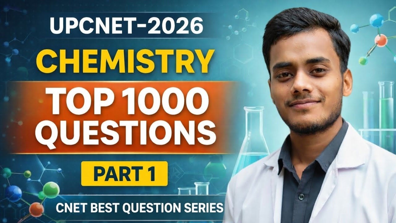 UP BSC NURSING [CNET-2026] CHEMISTRY 1000 QUESTIONS SERIES || MOCK TEST