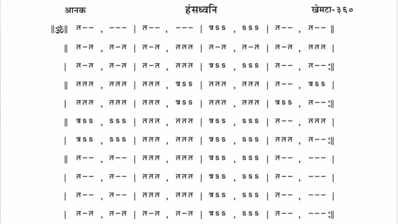 Aanak Rachna Hansdhwani | आनक रचना हंसध्वनी | Raman Dhotrikar |