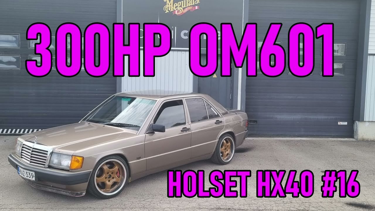 MB 190D OM601 Superturbo +300hp Kiihyttelyä/Kuminpolttoa Kalajoen lentokentällä!
