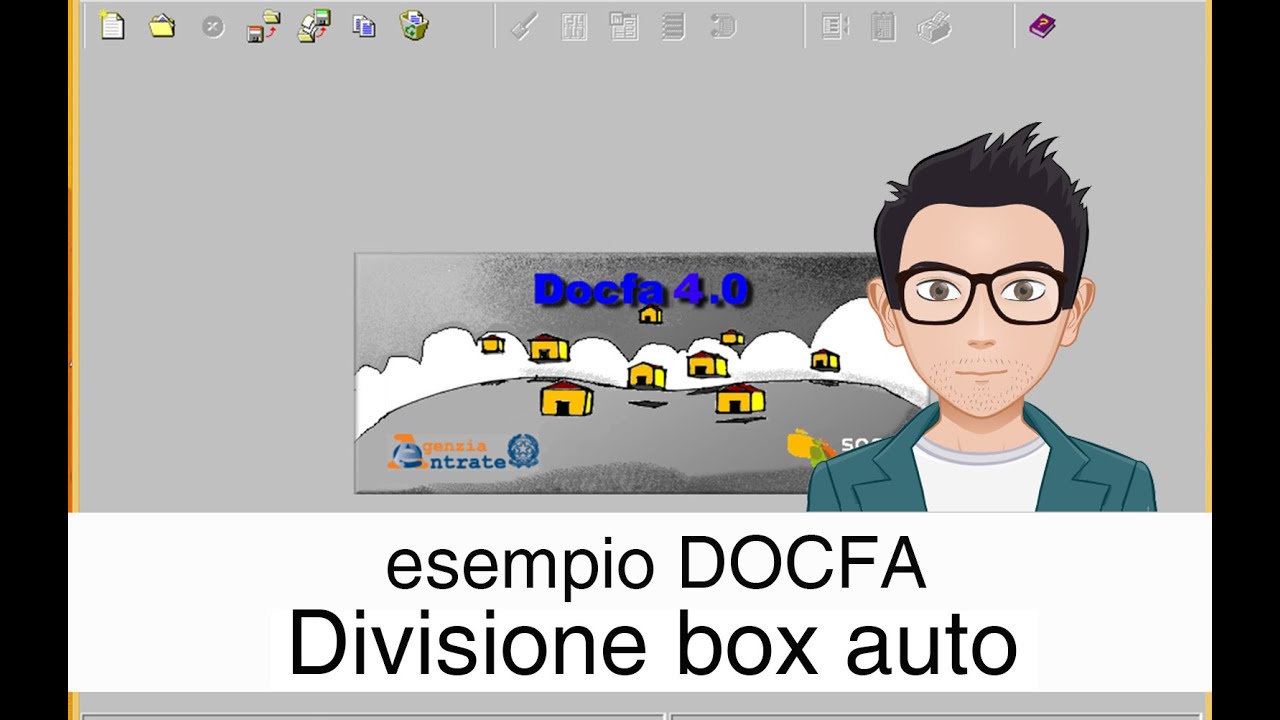 esempio DOCFA in variazione - divisione box auto #DIVdocfa