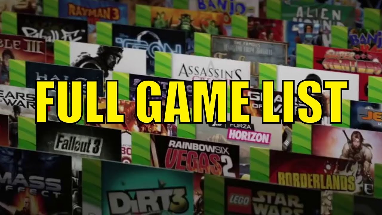 Xbox One Backwards Compatible Game List | Every Backwards Compatible Xbox 360 Game
