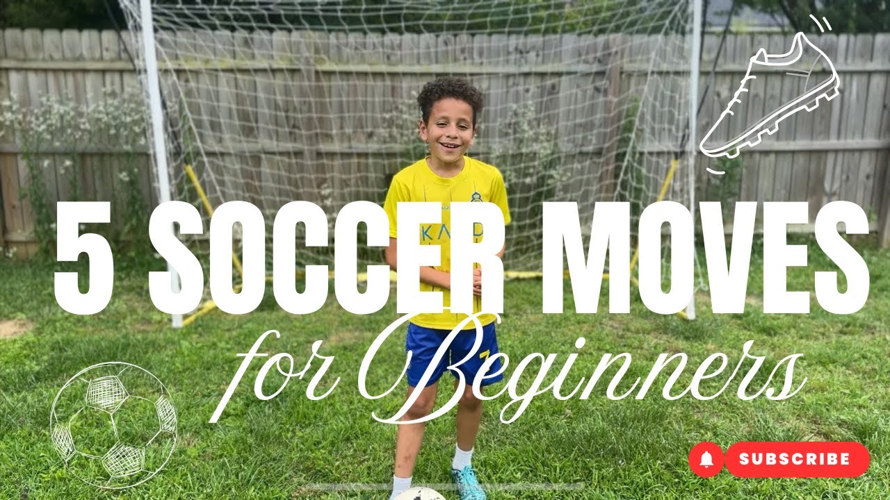 5 Easy Soccer Moves for Kids | Beginner Soccer Skills Taught by a 9-Year-Old! ⚽