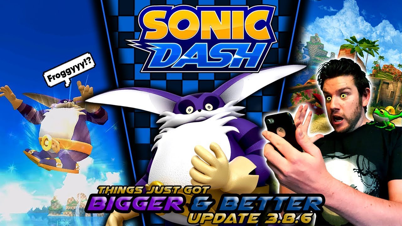 Sonic Dash | NEW Update!? Big The Cat, Missions, Character Progression & More!