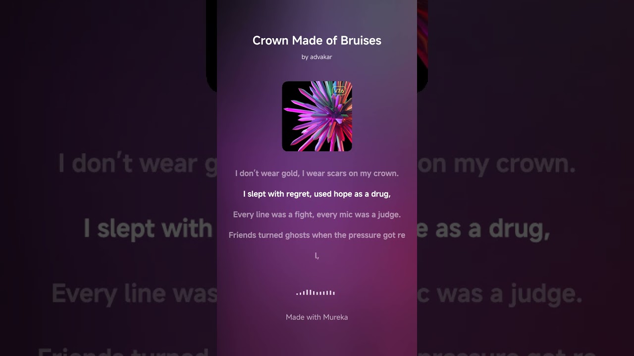 Crown Made of Bruises