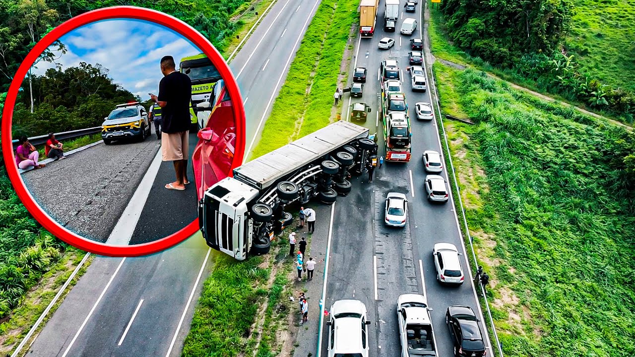 FLAGREI UM GRAVE ACIDENTE NA BR…