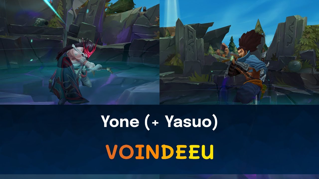 [Español europeo] Yone + Yasuo | Voindeeu | Voces e interacciones detalladas