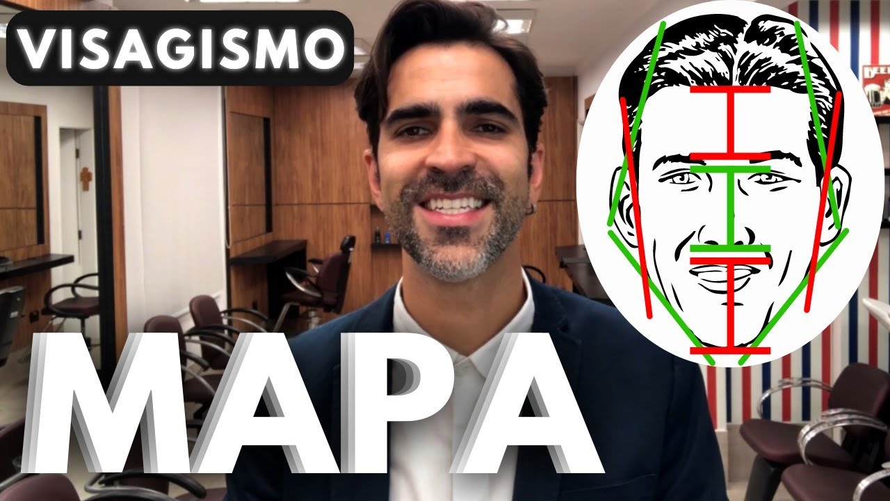 Visagismo masculino: Qual o melhor corte e barba para o meu rosto? O MAPA te ajuda a decidir!!!