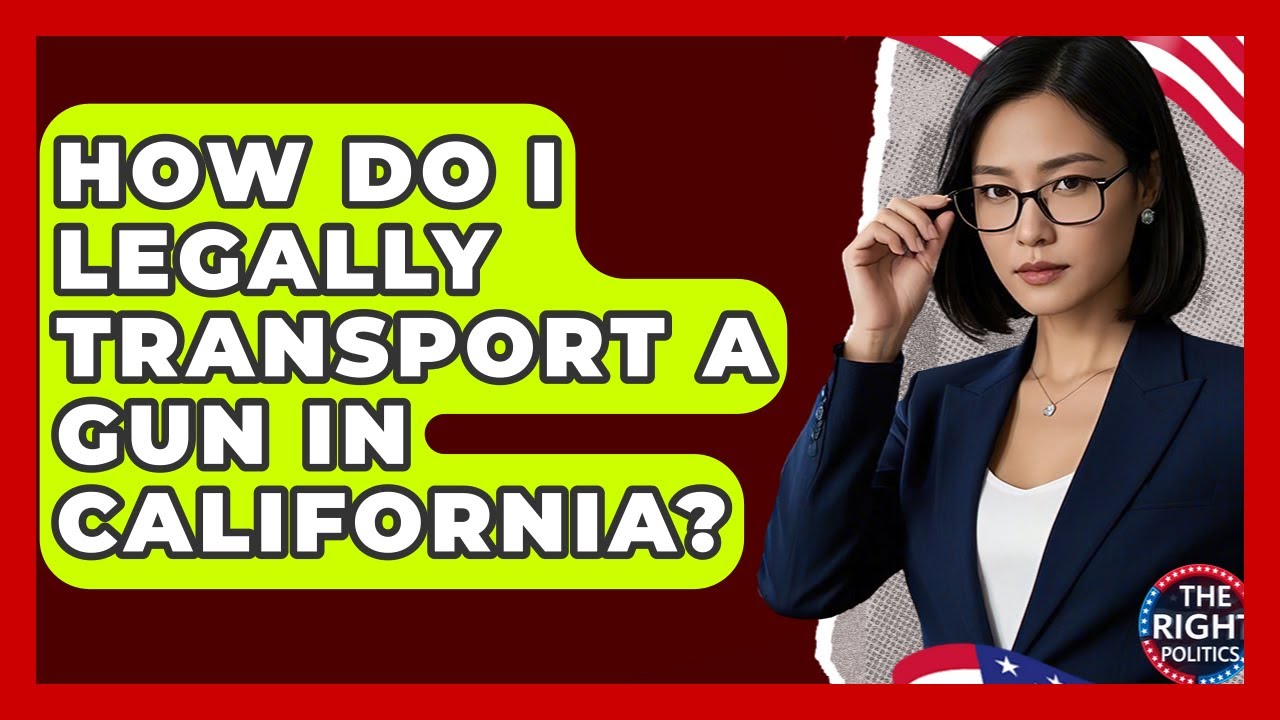 How Do I Legally Transport A Gun In California? - The Right Politics