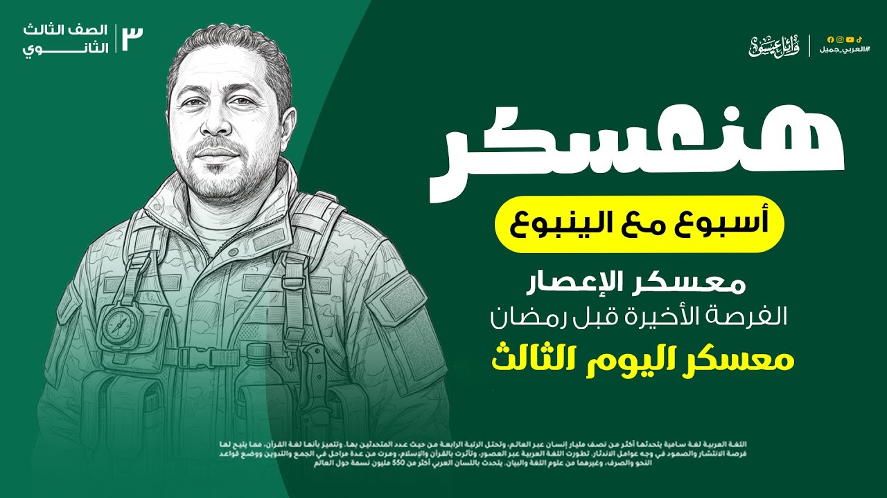 اليوم الثالث  | معسكر الإعصار | هنعسكر أسبوع مع الينبوع