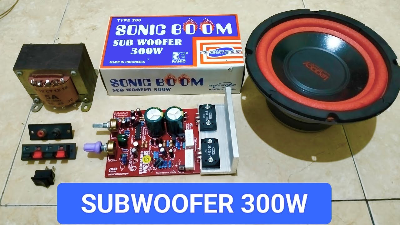 Cara Merakit Power Subwoofer 300 Watt untuk Pemula