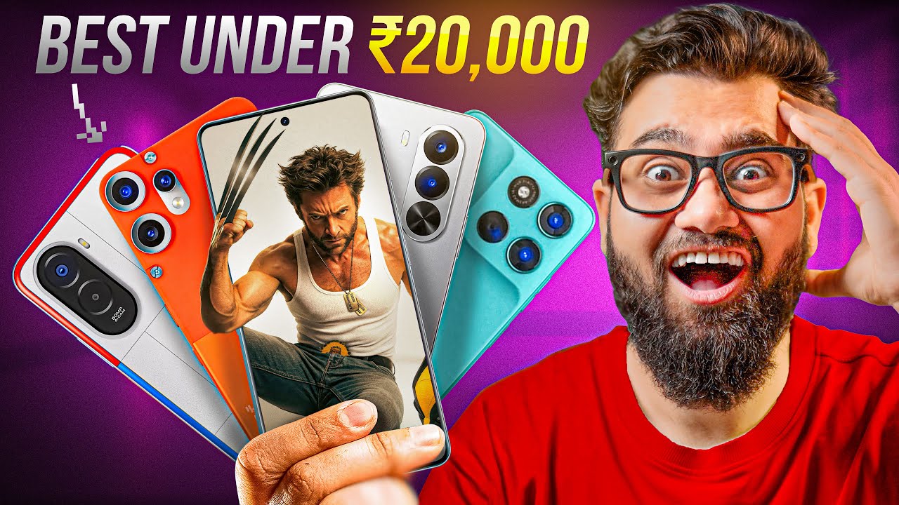Top 5 Best Mobile Phones Under ₹20000⚡Amazon & Flipkart Sale 2026 | Best Phone Under 20000 😱