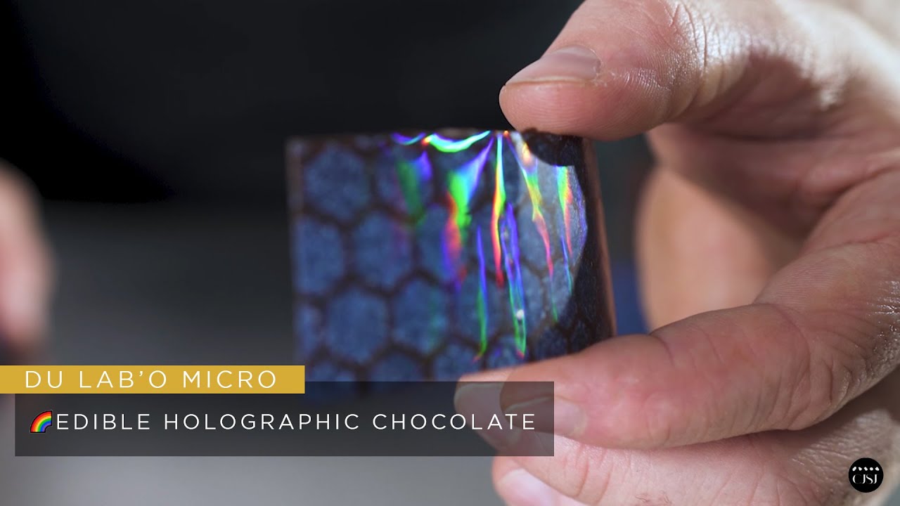🌈EDIBLE HOLOGRAPHIC CHOCOLATE