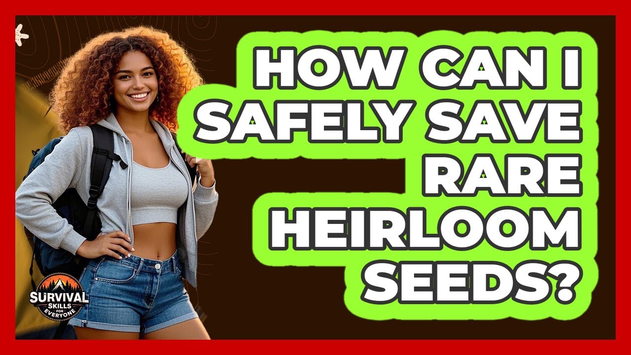 How Can I Safely Save Rare Heirloom Seeds? - Survival Skills for Everyone