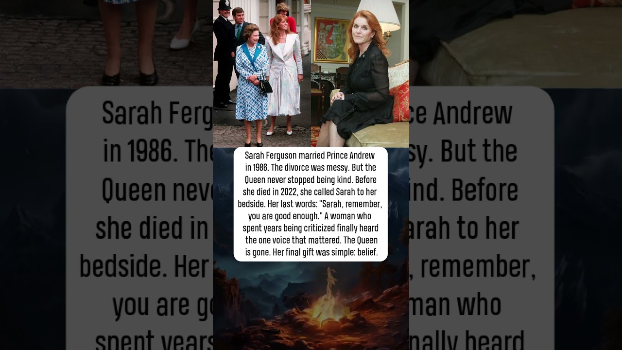 💔Sarah Ferguson Reveals the Queen's Final Words.