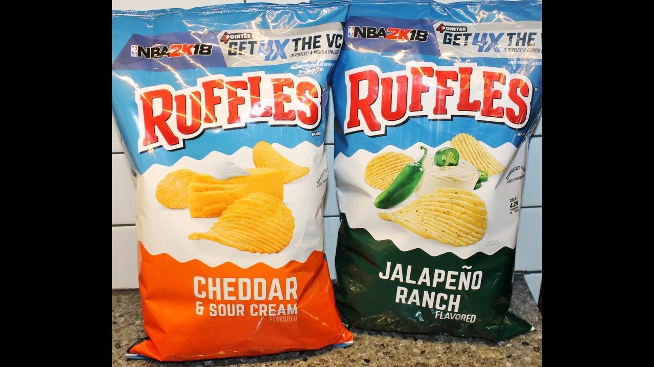 Ruffles Potato Chips: Cheddar & Sour Cream and Jalapeno Ranch Review