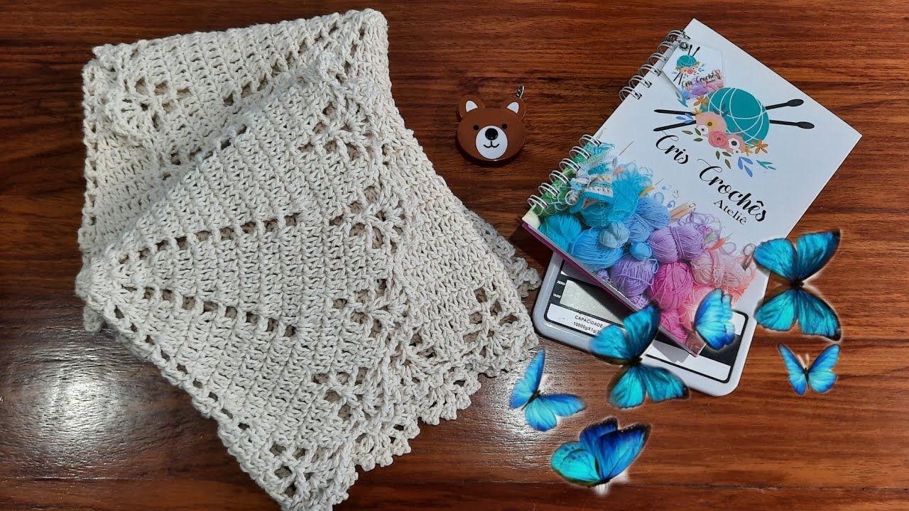 PR&Aacute;TICO CHIQUE/ delicado e lindo!! Peso, medida e valor!! 🤍 #produ&ccedil;&atilde;o #vlogs #crochet  #artesanato